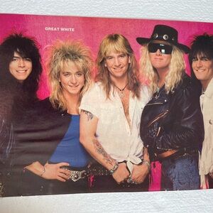 Great White Band Pinup